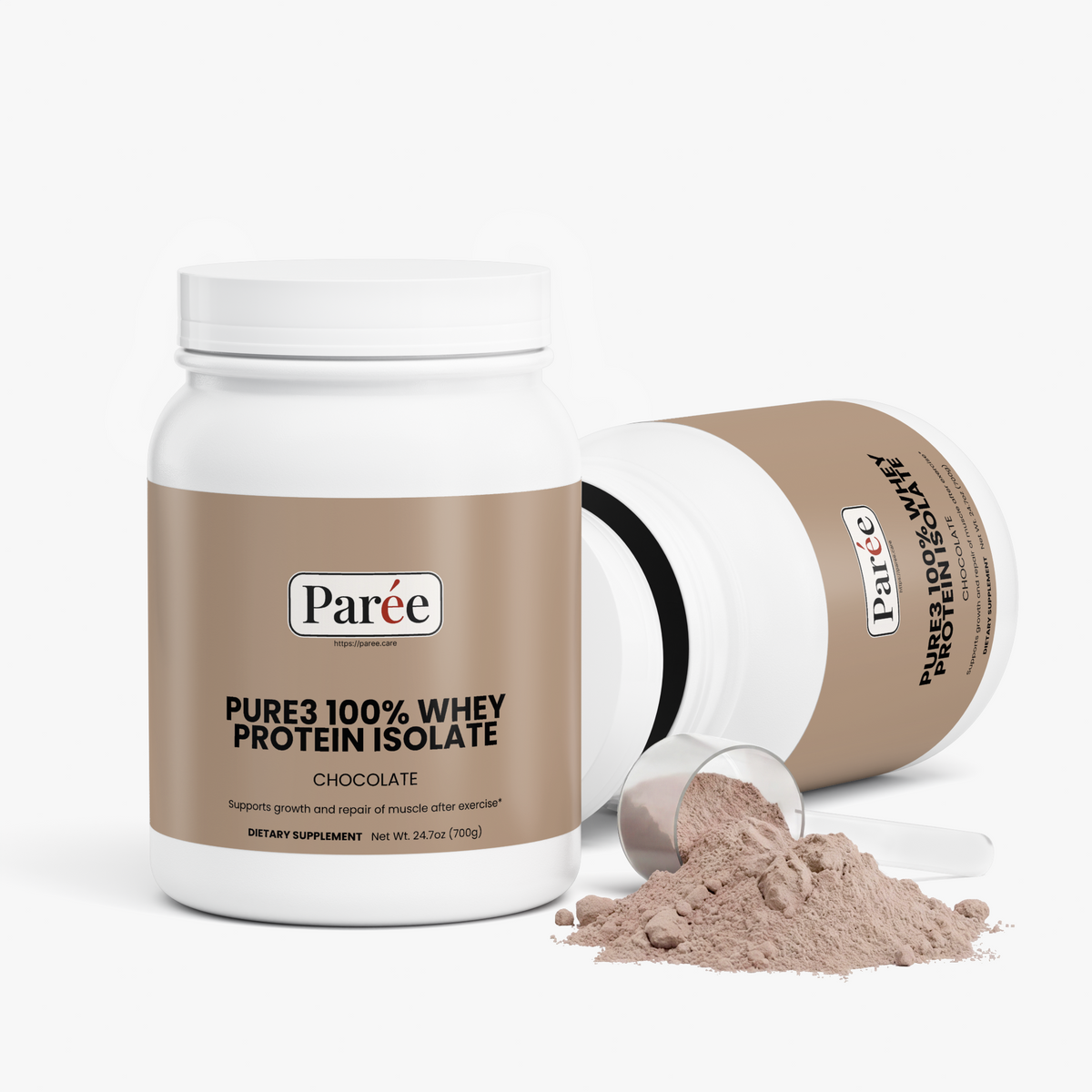 Pure3 100% Whey Protein Isolate (Chocolate)
