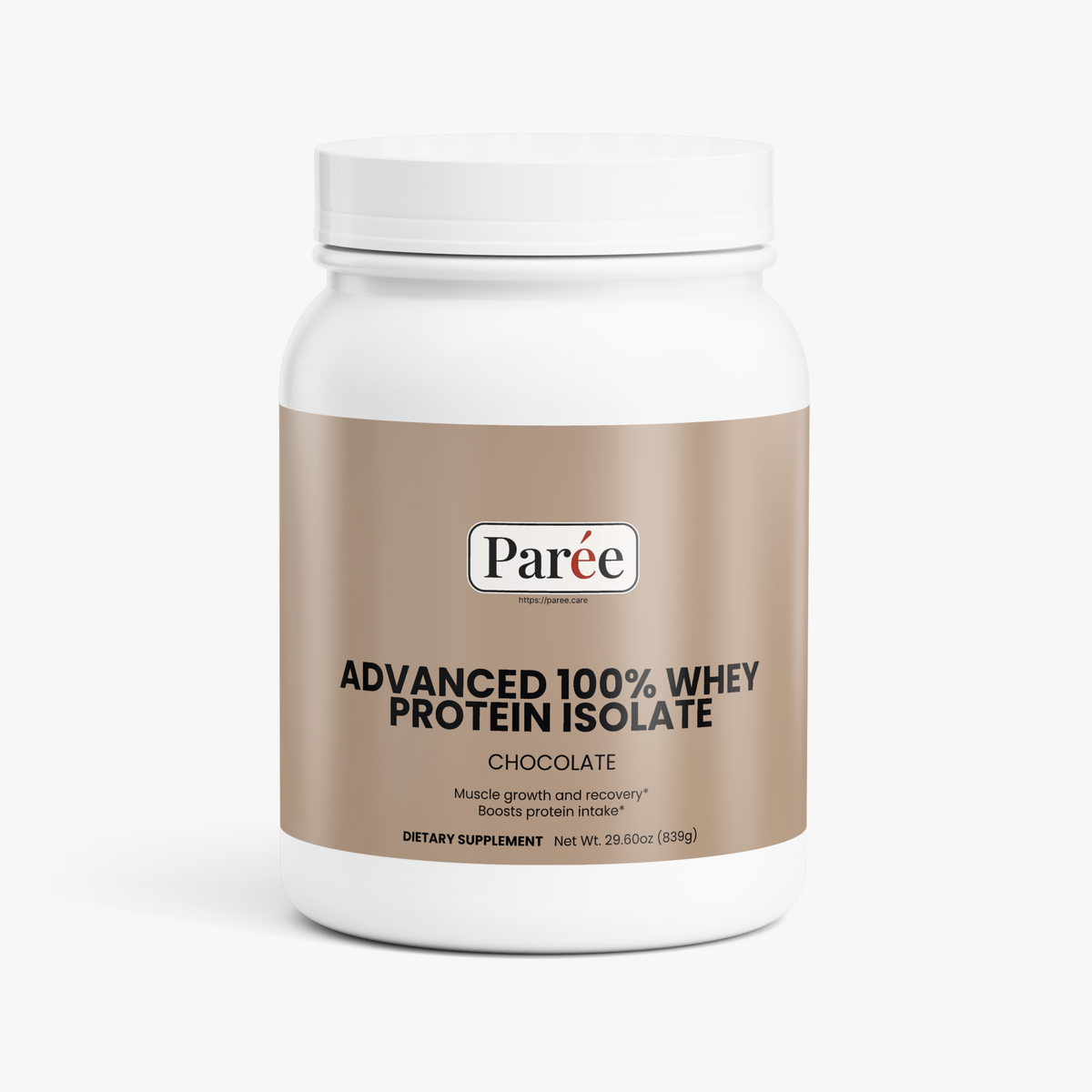 Advanced Whey Protein Isolate – Chocolate, 22 g Protein, 29.6 oz