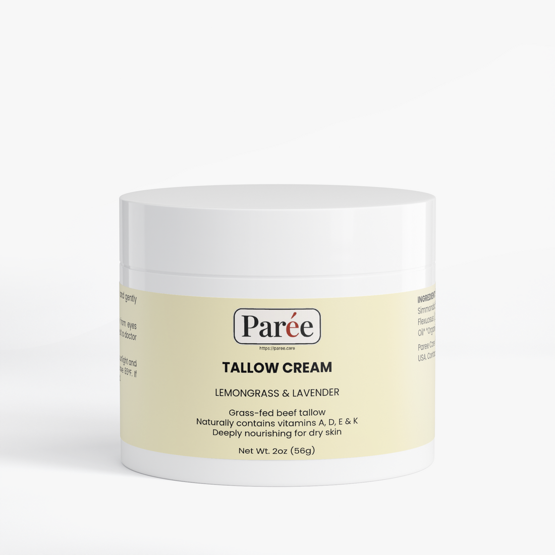 Tallow Cream Lemongrass &amp; Lavender